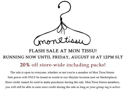 Flash Sale at Mon Tissu by Mon Tissu