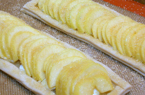 Rustic Fruit Strips Made with Homemade Puff Pastry
