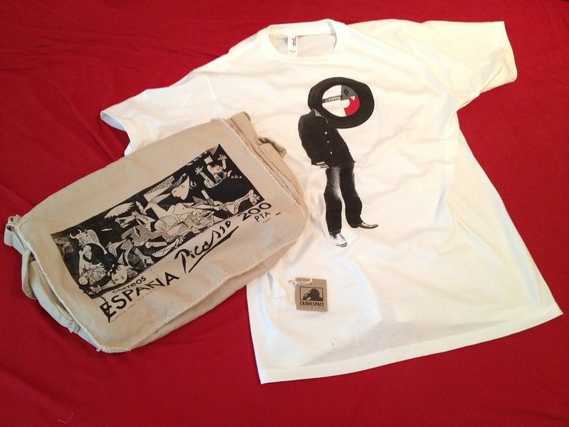 bag and tshirt from CrawlSpaceStudios