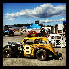 Race day at @nhms #legends #nelcar #racing #newhampshire