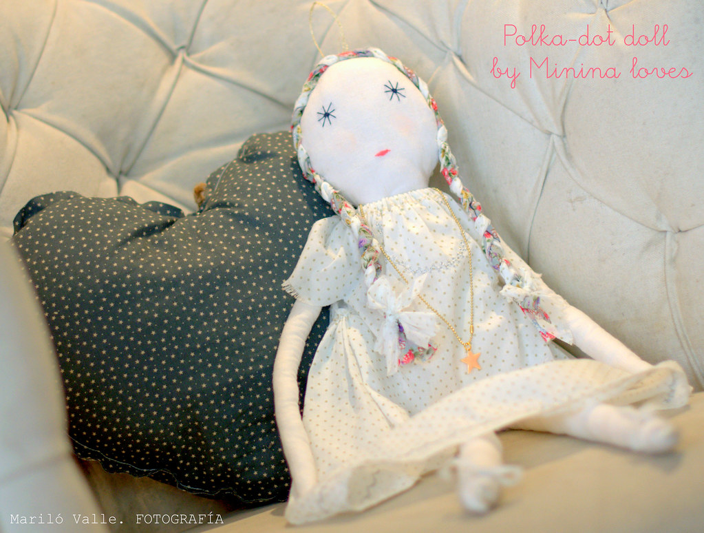 Polka-dot doll by minina loves