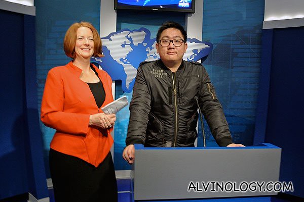Me with Julia Eileen Gillard,  the 27th and current Prime Minister of Australia, in office since 24 June 2010
