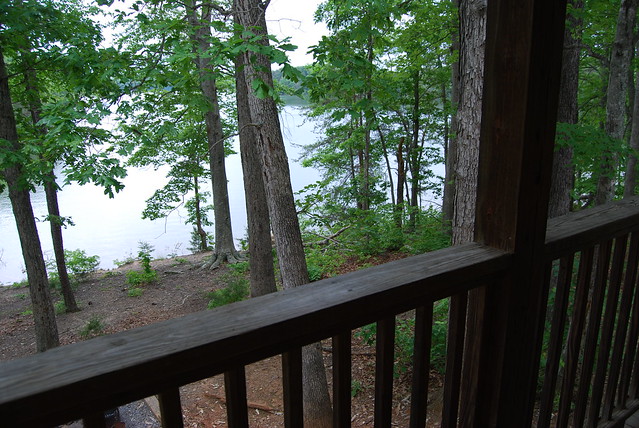 View from the deck at Cabin 17 Smith Mountain Lake