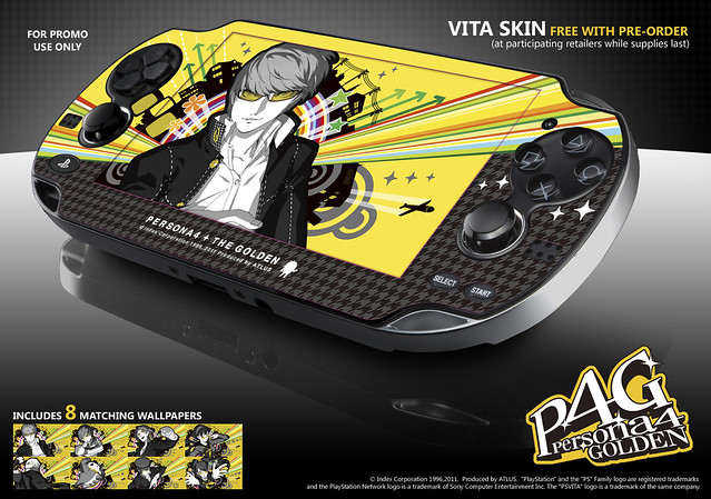 Cover Your PS Vita in Persona 4 Golden (But Only If You Pre-Order ...