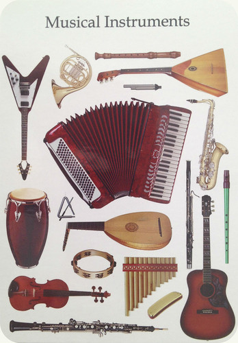 Musical Instruments postcard send as official on August 18, 2012 by FaeSarah