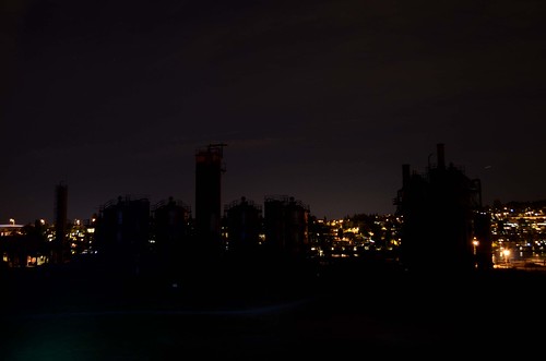 Gasworks Park At Night