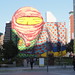 Os Gemeos Mural With Shadows Creeping In posted by Dogs Best Friend 10901 to Flickr