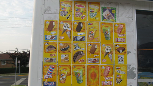 Ice cream truck menu.  Norridge Illinois.  June 2012. by Eddie from Chicago