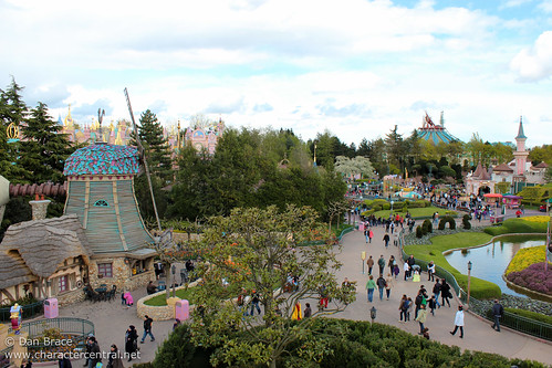 View from the Queen of Hearts Castle in Alice's Curious Labyrinth
