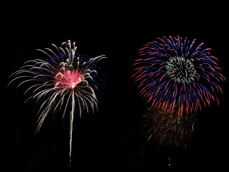 Fourth of July 34 diptych