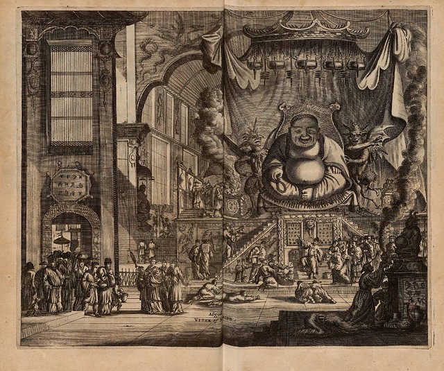 17th century European book illustration of China