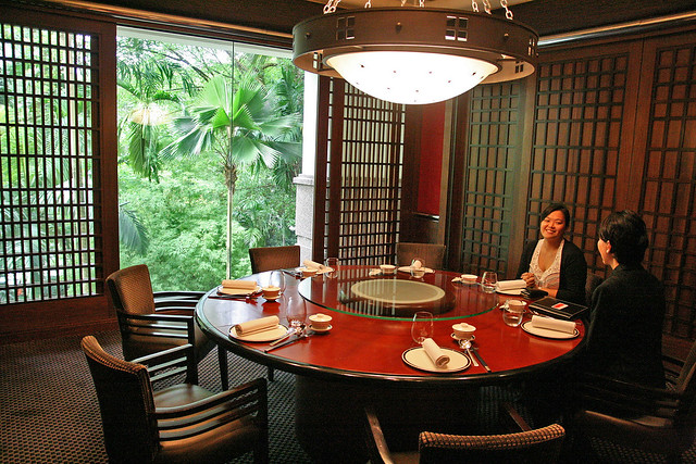 Private dining room at Jiang-Nan Chun