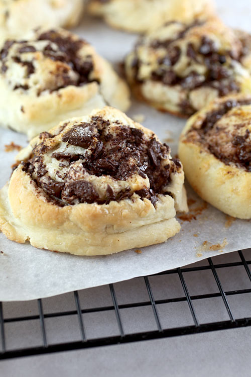 Chocolate swirl biscuits