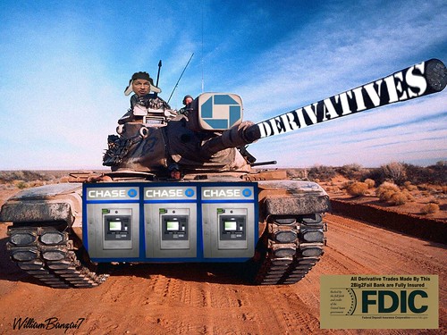 DERIVATIVES BATTLE TANK by Colonel Flick