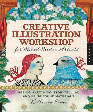 Creative Illustration workshop for mixed media artists book cover