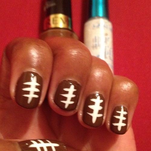 Football nails!!