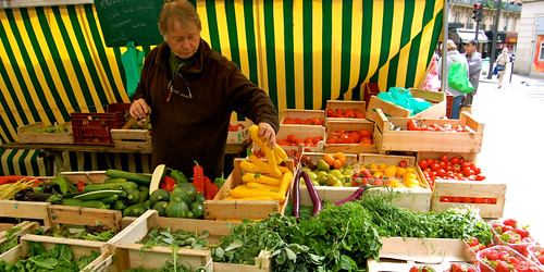 Paris fruit and vegetables