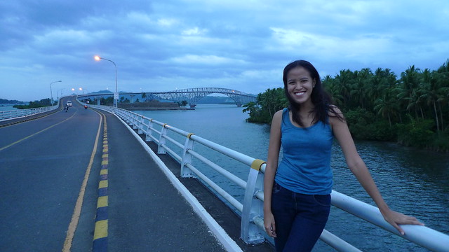 At the San Juanico Bridge - Connecting Leyte and Samar
