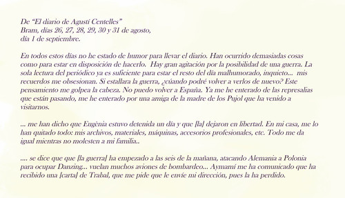 De "El diario de Agustí Centelles", finales de agosto-principios de septiembre de 1939. by Octavi Centelles