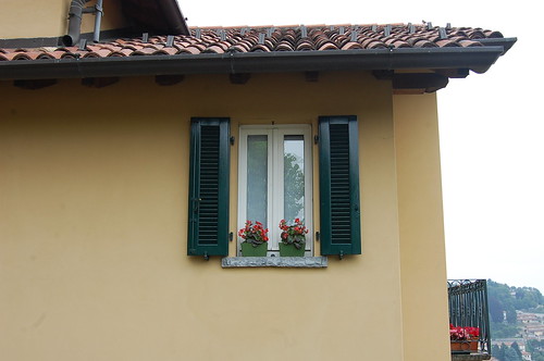 Lake Como Italy window