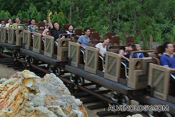 Closer picture of the ride