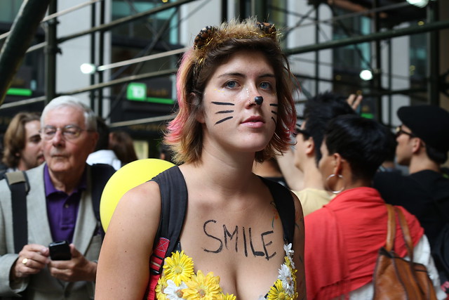 Smile at Occupy Wall Street