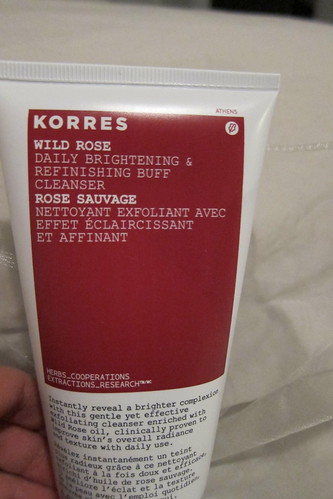 Korres Wild Rose Buff Cleanser - Toronto Beauty Reviews