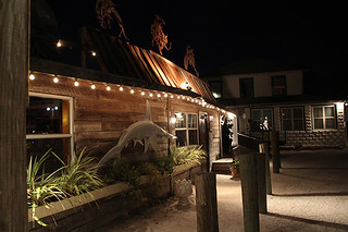 Exterior at Night, Mar Vista, Restaurant Review, Longboat Key, FL