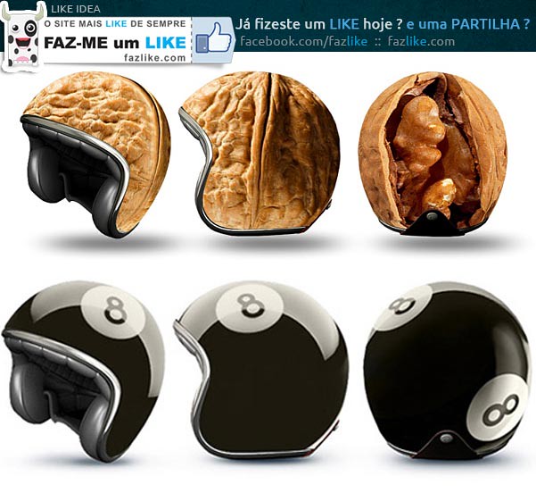 capacetes criativos