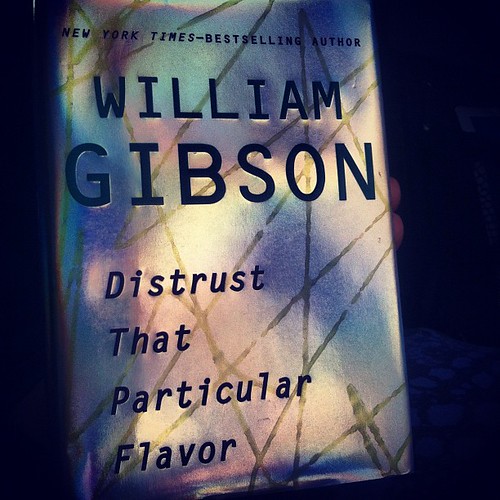 Finally digging into Distrust That Particular Flavor by @greatdismal - the perfect companion for a nine hour train trip through the Catskills on a rainy Monday.