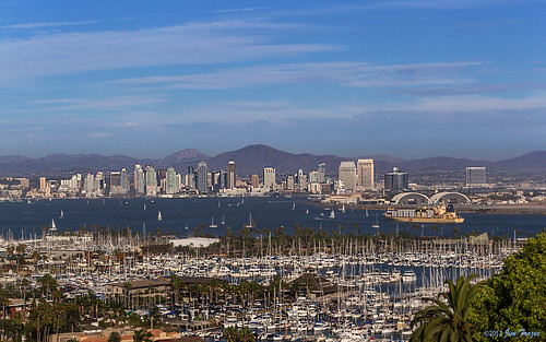 San Diego Skyline from Pt. Loma