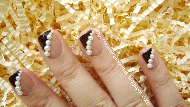 fall winter nail art pearls rimmel beige style megan miller ganache 3