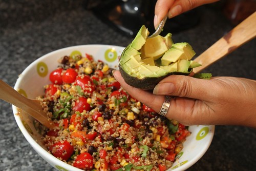 Fiesta Quinoa Salad - Gluten-free + Vegan