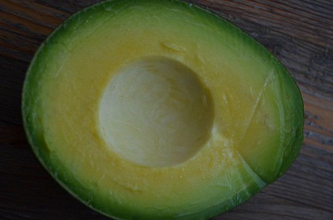 other half of avocado