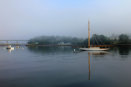 Early morning in Belfast Harbor, Maine by nelights