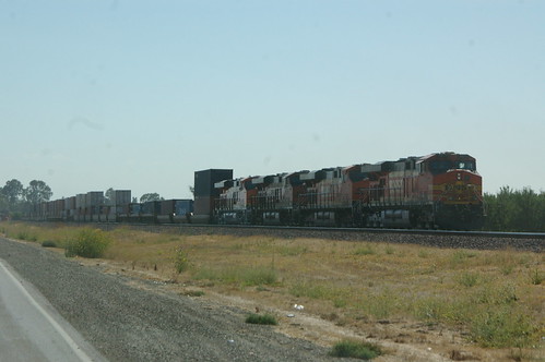 BNSF along California State Route 99, California, United States /Aug 25, 2012 (part2)