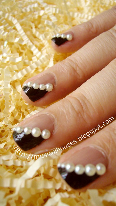 fall winter nail art pearls rimmel beige style megan miller ganache 4