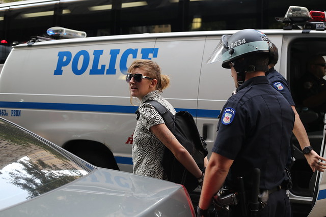 Woman arrested at Occupy Wall Street