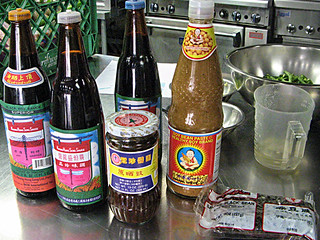 Chinese Soy sauces for class at New School of Cooking