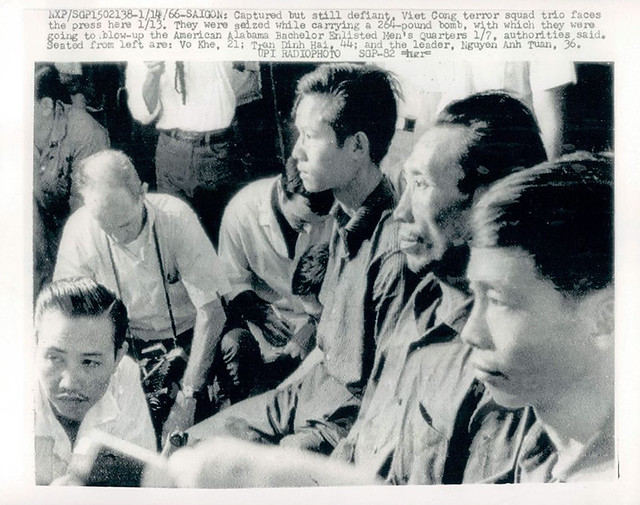 Saigon 1966 - Viet Cong Soldiers Face The Press After Capture