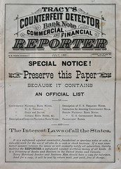 16 - Bank Note Reporter - Tracy - 1881