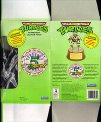 TEENAGE MUTANT NINJA TURTLES :: 5th ANNIVERSARY COLLECTOR TURTLE .. box ii (( 1992 ))