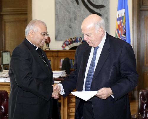 Representante del Vaticano presentó sus cartas credenciales ante el Secretario General de la OEA