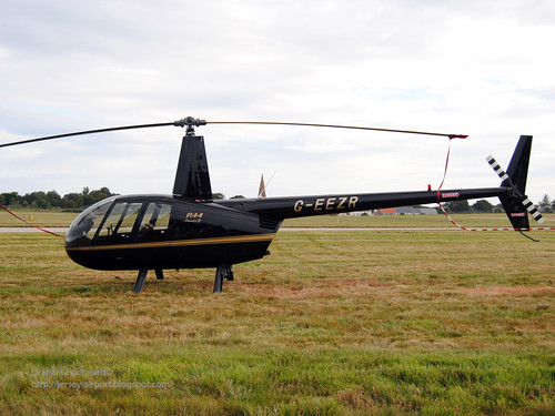 G-EEZR Robinson R.44 ll by Jersey Airport Photography