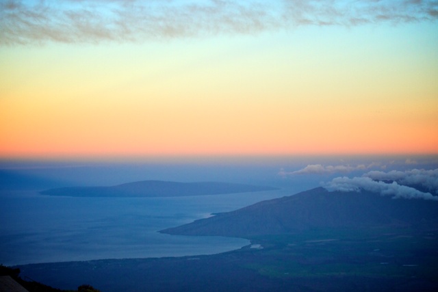 Sunrise on Maui at Haleakala