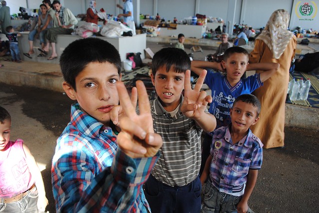 Relief effort for Syrian refugees in Kilis, southern Turkey. August 2012 (38)