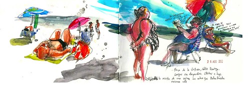 Playa de Cadiz. La victoria. Verano 2012