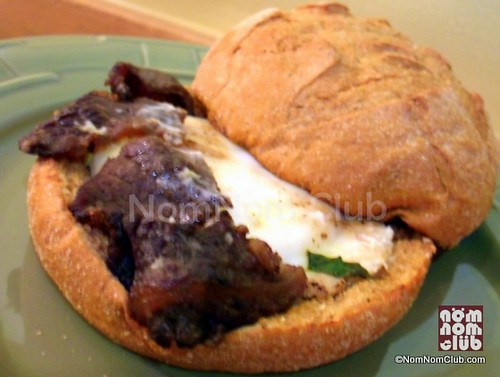 Beef Tapa with Egg Sandwich