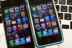 iPhone 5 and iPhone 4