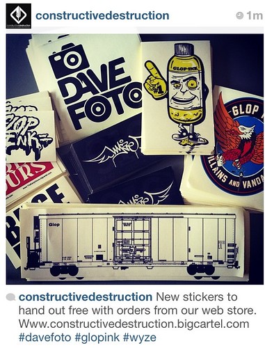 Free stickers with orders from our webstore by CONSTRUCTIVE DESTRUCTION